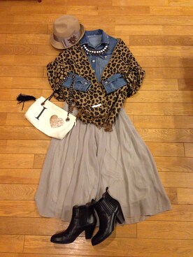 ここさん（レディース・161cm）の冬コーディネート