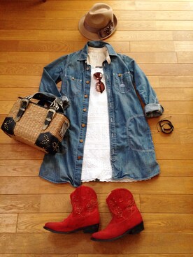 ここさん（レディース・161cm）の秋コーディネート