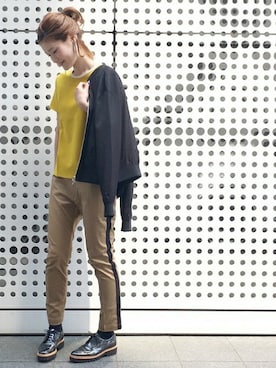 「厚底」｜JOURNAL STANDARD LADY'S 心斎橋店　スタッフさん（レディース・168cm）の夏コーディネート