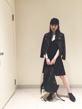 「キャミソールワンピース」｜たなかさん（レディース・160cm）の春コーディネート