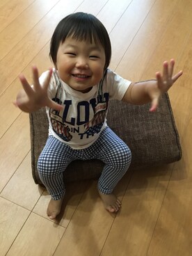 「アイテム（インテリア）」を使った、shusoさん（キッズ・90cm）の夏コーディネート