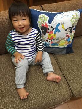 「アイテム（インテリア）」を使った、shusoさん（キッズ・90cm）の夏コーディネート