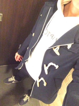 「勉強スタイル」｜TiK_TiKさん（メンズ・168cm）の冬コーディネート