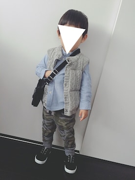 chiiiikenさん（キッズ・90cm）の春コーディネート