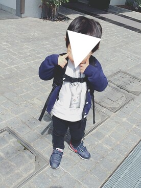 chiiiikenさん（キッズ・90cm）の春コーディネート