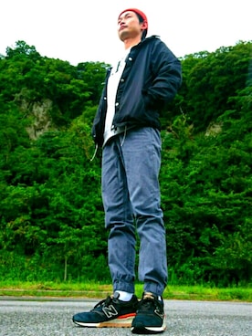 「さしいろ」｜「アイテム（ジャケット/アウター）」を使った、ユウキさん（メンズ・170cm）の秋コーディネート