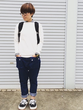 「NATAL DESIGN（ネイタルデザイン）のアイテム」を使った、さまらぁ〜さん（レディース・159cm）の春コーディネート