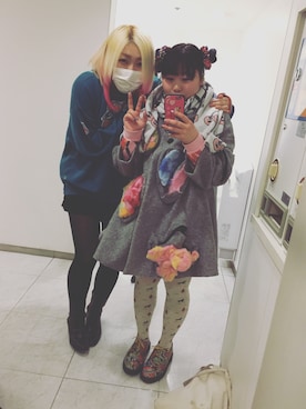 「DARIO（ダリオ）のアイテム（ジャケット/アウター）」を使った、ミサミサ[B]さん（レディース・157cm）の冬コーディネート
