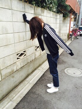 「CONVERSE（コンバース）のCONVERSE コンバース ジャック パーセル / JACK PURCEL（スニーカー）」を使った、ヤング率さん（レディース・160cm）の春コーディネート