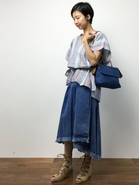 motoko yamamotoさん(レディース・163cm)の夏コーディネート