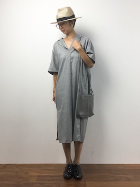 「Burner（バーナー）のアイテム」を使った、motoko yamamotoさん（レディース・163cm）の夏コーディネート
