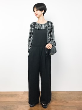 「BEAMS LIGHTS（ビームスライツ）のBEAMS LIGHTS / オリタタミ 5ポケット ショルダーバッグ（ショルダーバッグ）」を使った、motoko yamamotoさん（レディース・163cm）の夏コーディネート
