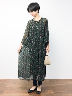 「DURAS（デュラス）のアイテム（バッグ）」を使った、motoko yamamotoさん（レディース・163cm）の夏コーディネート