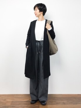 「HELIOPOLE（エリオポール）のアイテム（その他アウター）」を使った、motoko yamamotoさん（レディース・163cm）の秋コーディネート