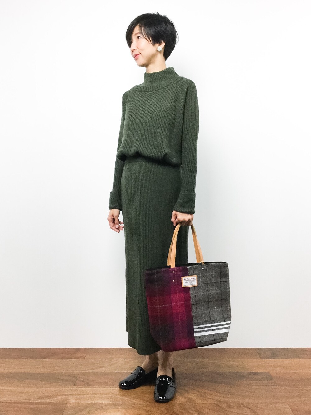 【一点物】ハリスツイード パッチワークベスト XLサイズ[OT0001] HARRIS TWEED（ハリスツイード）の「【Harris Tweed】パッチ
