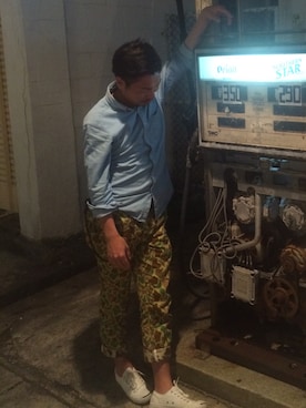 「CONVERSE（コンバース）のCONVERSE コンバース ジャック パーセル / JACK PURCEL（スニーカー）」を使った、弁慶さん（メンズ・166cm）の春コーディネート