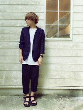 うみんちゅうさん(メンズ・167cm)の夏コーディネート