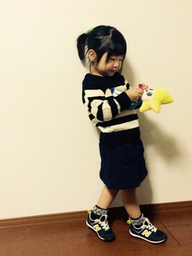 MARU☻さん（キッズ・100cm）の秋コーディネート