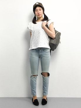 矢野結衣さん（レディース・166cm）の冬コーディネート