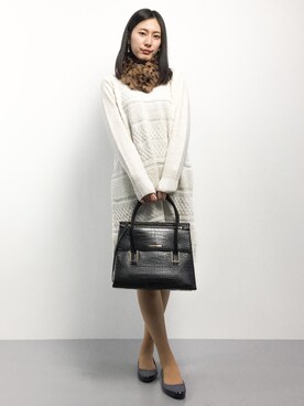 矢野結衣さん（レディース・166cm）の冬コーディネート