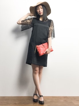 「Virca（ヴィルカ）のアイテム」を使った、矢野結衣さん（レディース・166cm）の冬コーディネート