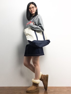 矢野結衣さん(レディース・166cm)の冬コーディネート