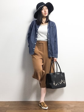 矢野結衣さん（レディース・166cm）の冬コーディネート