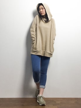 矢野結衣さん（レディース・166cm）の冬コーディネート