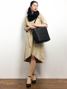 矢野結衣さん(レディース・166cm)の冬コーディネート