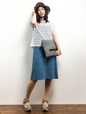 矢野結衣さん（レディース・166cm）の冬コーディネート