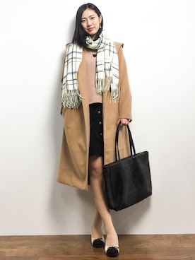 矢野結衣さん（レディース・166cm）の冬コーディネート