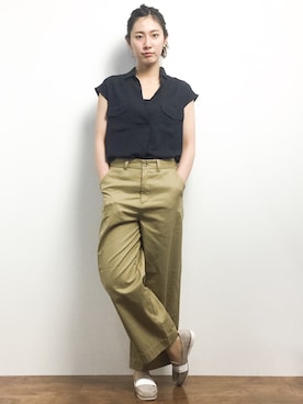 矢野結衣さん（レディース・166cm）の冬コーディネート