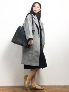 矢野結衣さん（レディース・166cm）の冬コーディネート