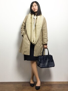 矢野結衣さん（レディース・166cm）の冬コーディネート