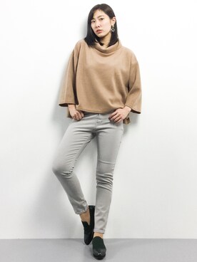 矢野結衣さん（レディース・166cm）の冬コーディネート