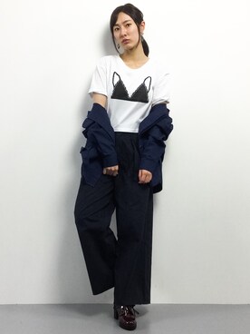 矢野結衣さん（レディース・166cm）の冬コーディネート