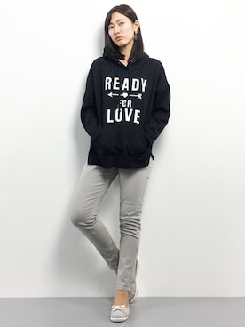 矢野結衣さん（レディース・166cm）の冬コーディネート