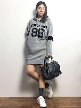 矢野結衣さん（レディース・166cm）の冬コーディネート