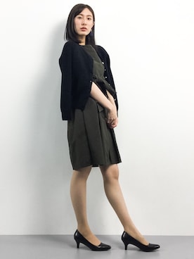 「Virca（ヴィルカ）のアイテム」を使った、矢野結衣さん（レディース・166cm）の冬コーディネート