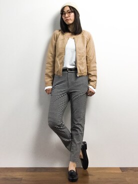 矢野結衣さん（レディース・166cm）の冬コーディネート