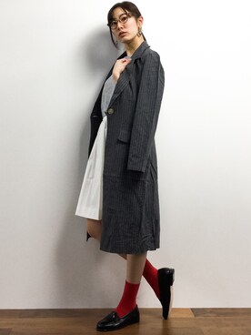 矢野結衣さん（レディース・166cm）の冬コーディネート