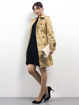 矢野結衣さん（レディース・166cm）の冬コーディネート