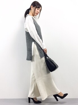 矢野結衣さん(レディース・166cm)の冬コーディネート