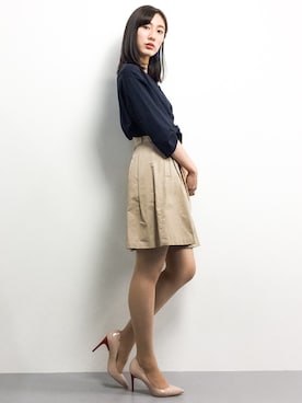 矢野結衣さん（レディース・166cm）の冬コーディネート