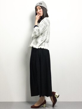 矢野結衣さん（レディース・166cm）の冬コーディネート