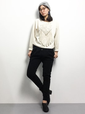 矢野結衣さん(レディース・166cm)の冬コーディネート