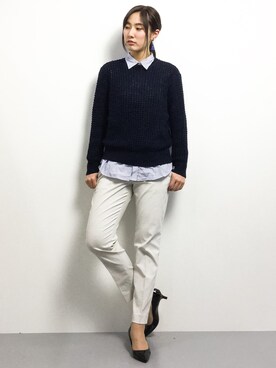 矢野結衣さん（レディース・166cm）の冬コーディネート