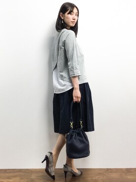 矢野結衣さん（レディース・166cm）の冬コーディネート