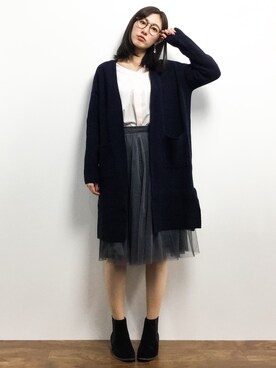 矢野結衣さん（レディース・166cm）の冬コーディネート