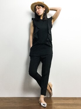 矢野結衣さん（レディース・166cm）の冬コーディネート